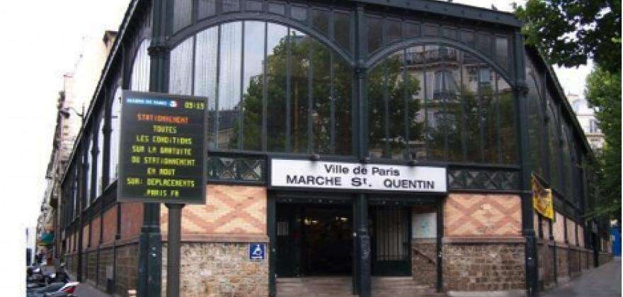 Le marché couvert de Saint Quentin : « LE » marché alimentaire parisien